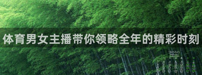 龙门直播免费体育直播：体育男女主播带你领略全年的精彩时刻