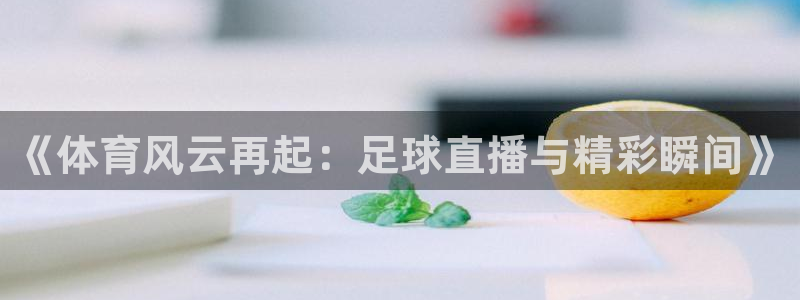 龙门直播间：《体育风云再起：足球直播与精彩瞬间》